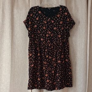Madewell Short-sleeve Button Front Mini Dress